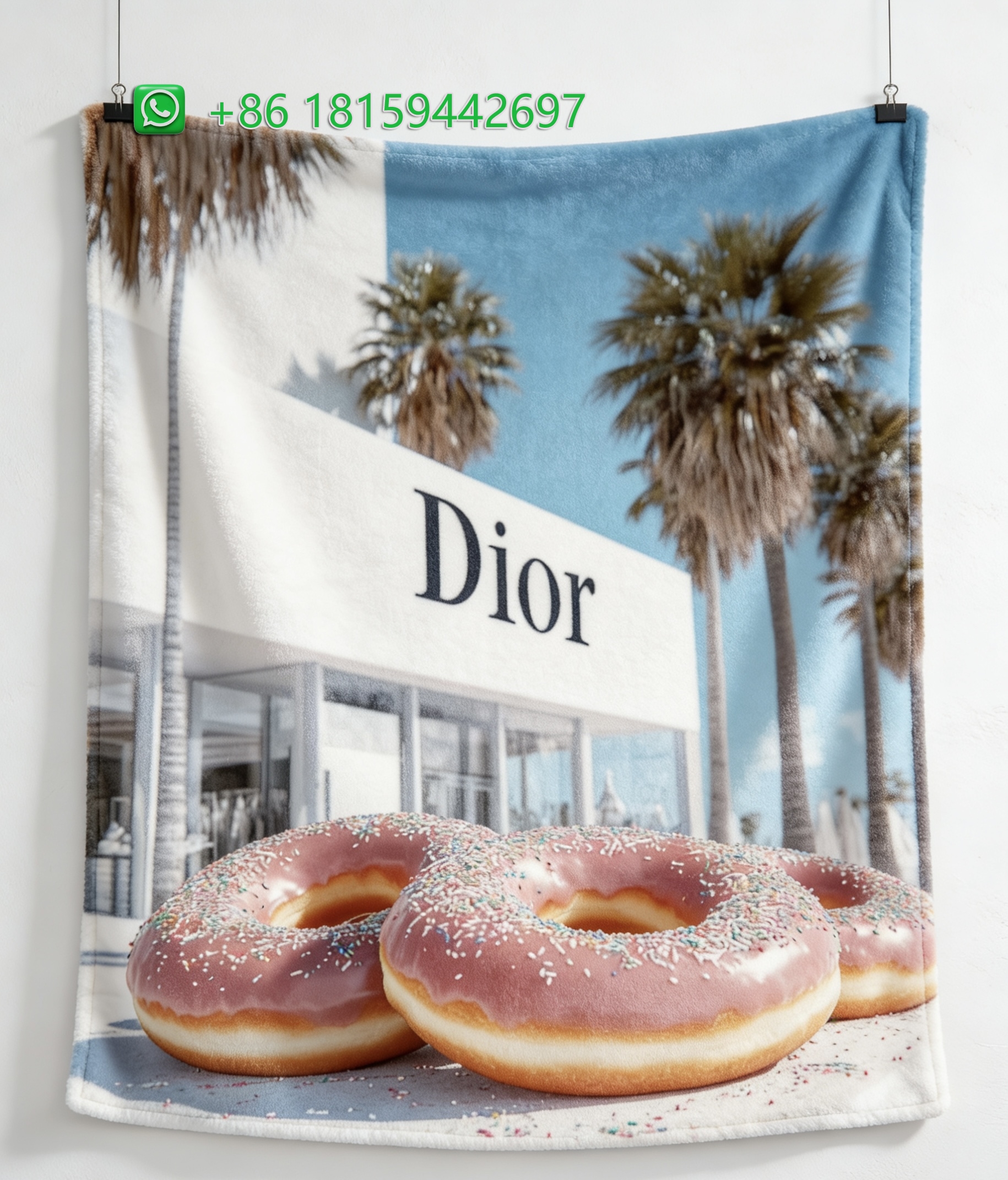 Dior Throw Blankets